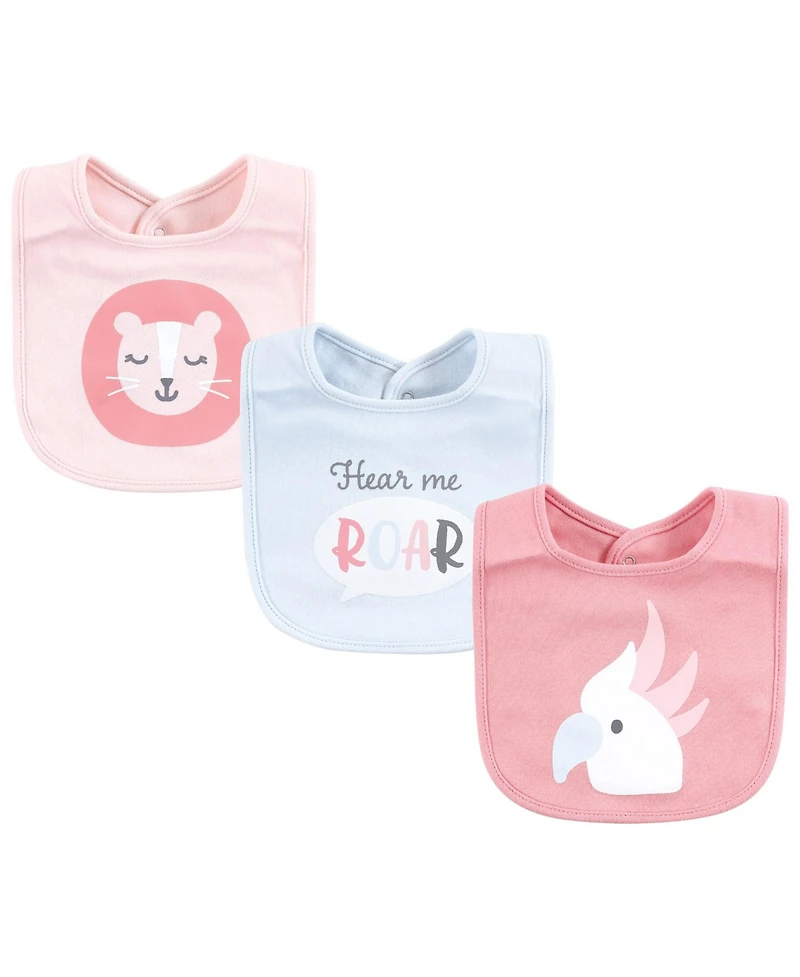 Hudson Baby Baby Girls Hudson 12-Piece Layette Essentials Caps, Headbands, Bibs, Mittens & Socks