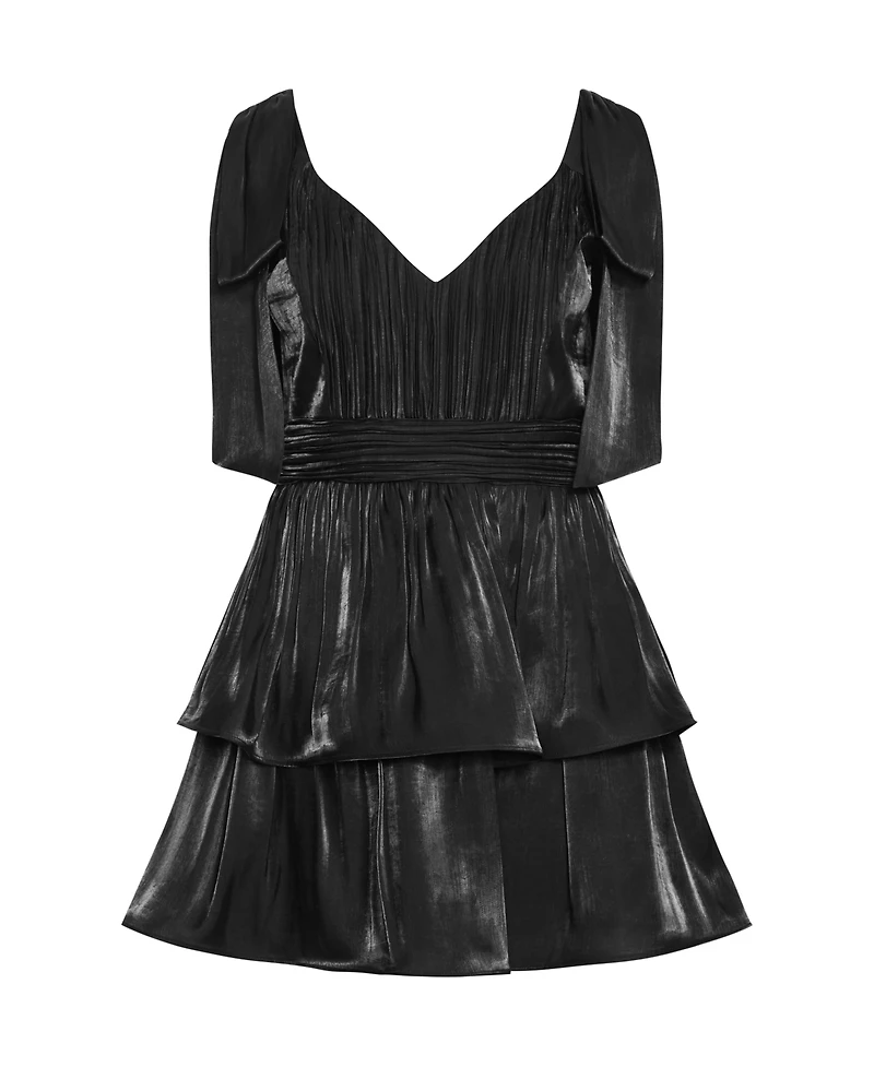 City Chic Plus Betty Ruffle Mini Dress