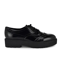 Nine West Women's Resttin Wingtip Platform Oxfords