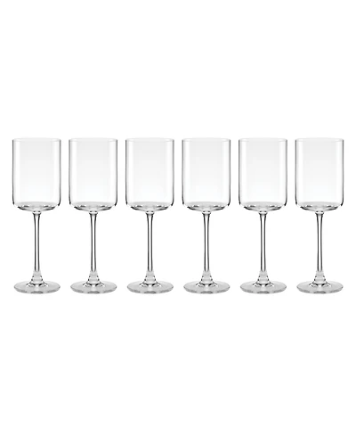 Lenox Tuscany Classics Straight White Wine Glasses, Set Of 6