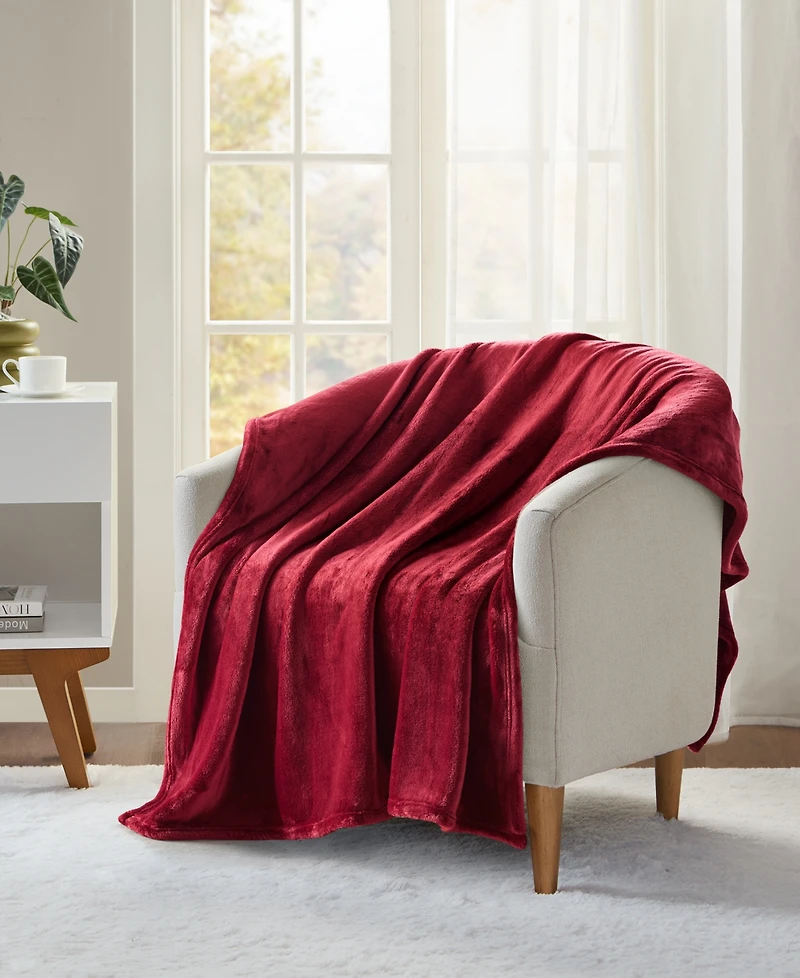 Premier Comfort Cozy Plush Printed Throw Blanket, 50" x 70", Exclusively at Macy's
