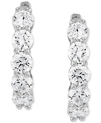 Grown With Love Lab Diamond Hoop Earrings (1 ct. t.w.) 14k White or Yellow Gold