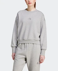 Adidas Women's All Szn Loose Fit Fleece Sweatshirt