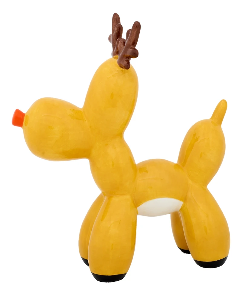 National Tree Company Reindeer Balloon Dog, 8.5 Inches