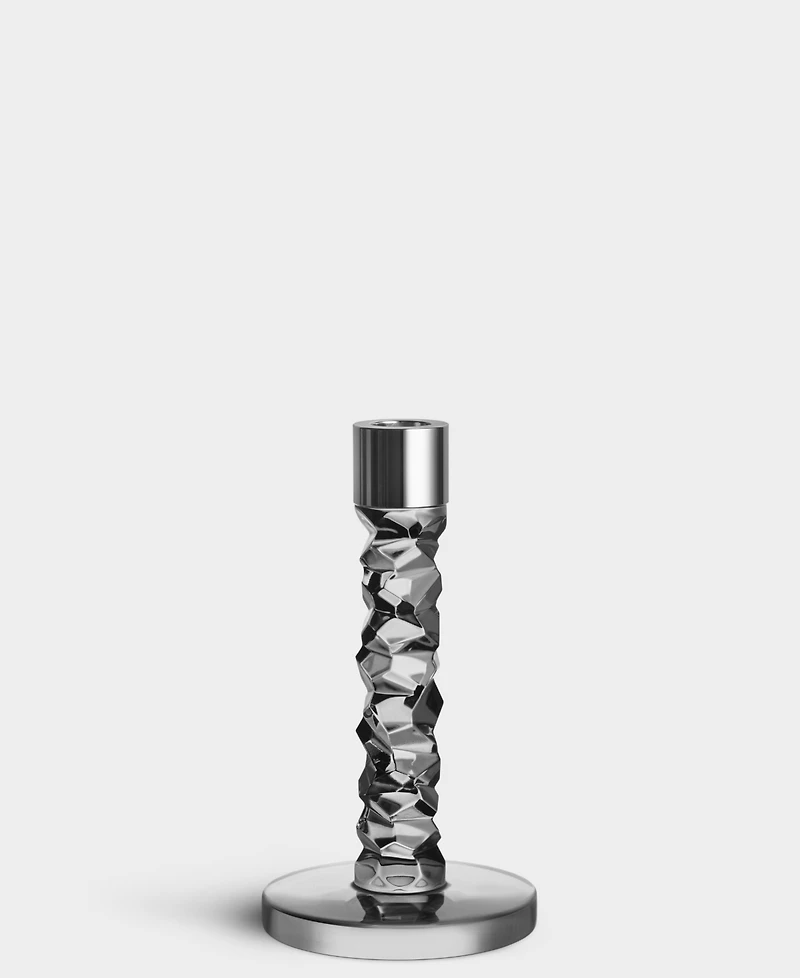 Orrefors Carat Graphite Candlesticks