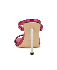 Nine West Women's Yogirl Square Toe Slip-On Dress Sandals