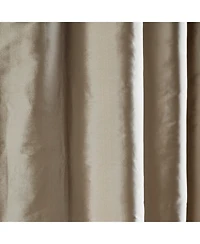 Ihi Home Valencia Faux Silk Taffeta Curtain Panel - with Heavy Interlining, Rod Pocket Hidden Back Tabs