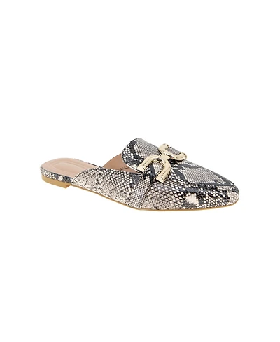 BCBGeneration Women's Tara Buckle Mule Flats
