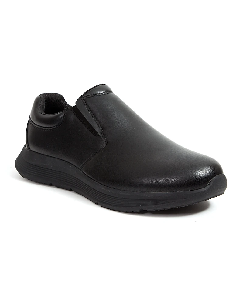 Deer Stags Men's Valdez Slip-Resistant Workwear Slip-On Loafer