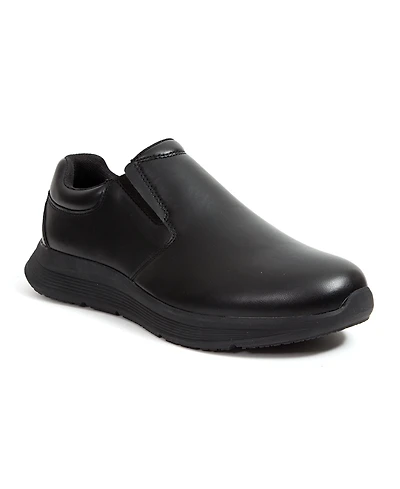 Deer Stags Men's Valdez Slip-Resistant Workwear Slip-On Loafer