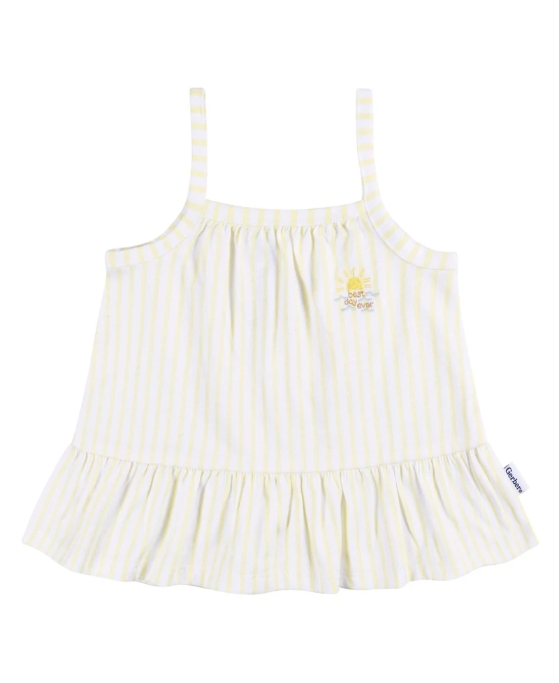 Gerber Baby Girls Dress and Diaper Cover Set, 2 Piece