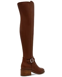 Dv Dolce Vita Women's Elyse Over-The-Knee Buckle Block Heel Boot