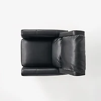Streamdale Memphis Pu Leather Club Chair, Espresso Finish