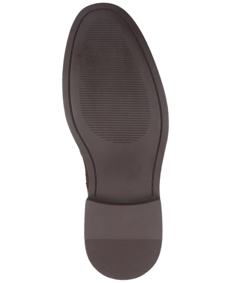 Bar Iii Men's Dabneyy Leather Wingtip Boot, Created for Macy's