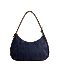True Religion Metal Horseshoe Denim Hobo