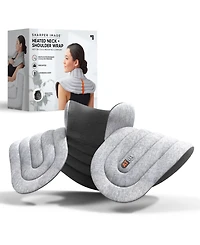 Sharper Image Heated Neck and Shoulder Aromatherapy Wrap, Lavender Scented Hot/Cold