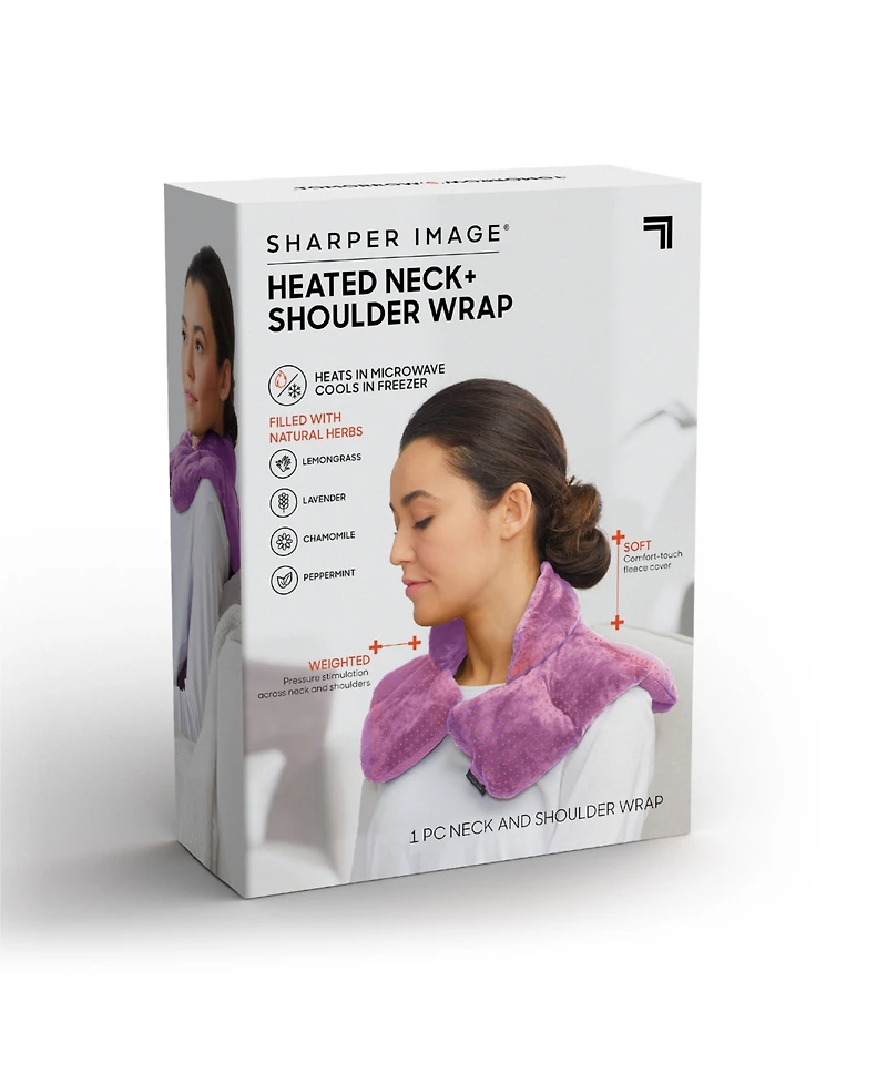 Sharper Image Warming & Cooling Aromatherapy Neck Shoulder Wrap Pad