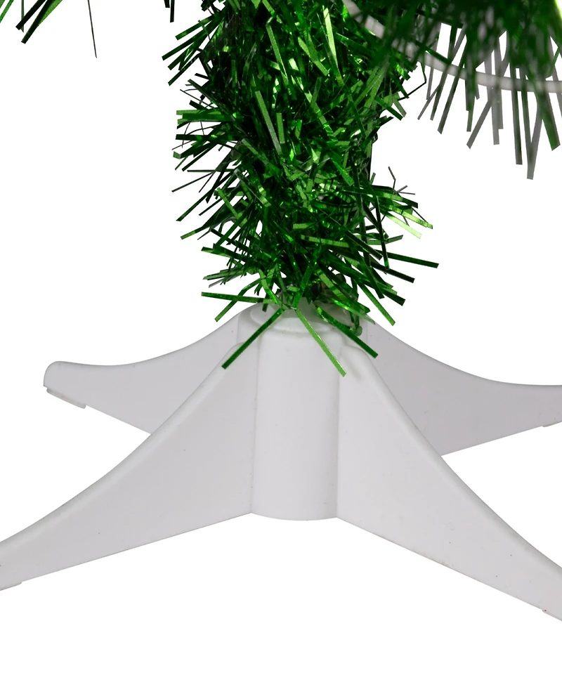 Northlight 2' Paradise Lime Green Tinsel Pine Artificial Tree