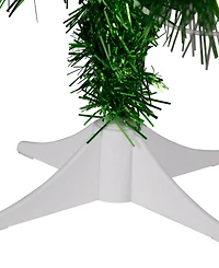 Northlight 2' Paradise Lime Green Tinsel Pine Artificial Tree