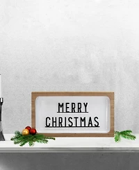 Northlight 3D Wooden "Merry Christmas" Wall or Tabletop Sign 13-Inch