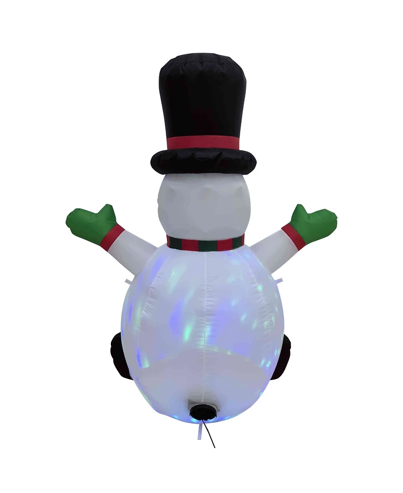Northlight Inflatable Snowman with Top Hat - 4-Inch