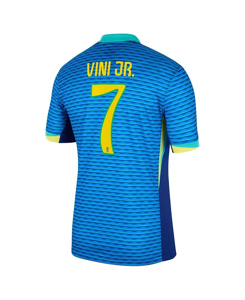 Nike Men's Vini Jr. Blue Brazil National Team 2024 Away Replica Jersey