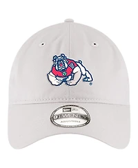 New Era Men's Stone Fresno State Bulldogs Four Paw Dog 9TWENTY Adjustable Hat