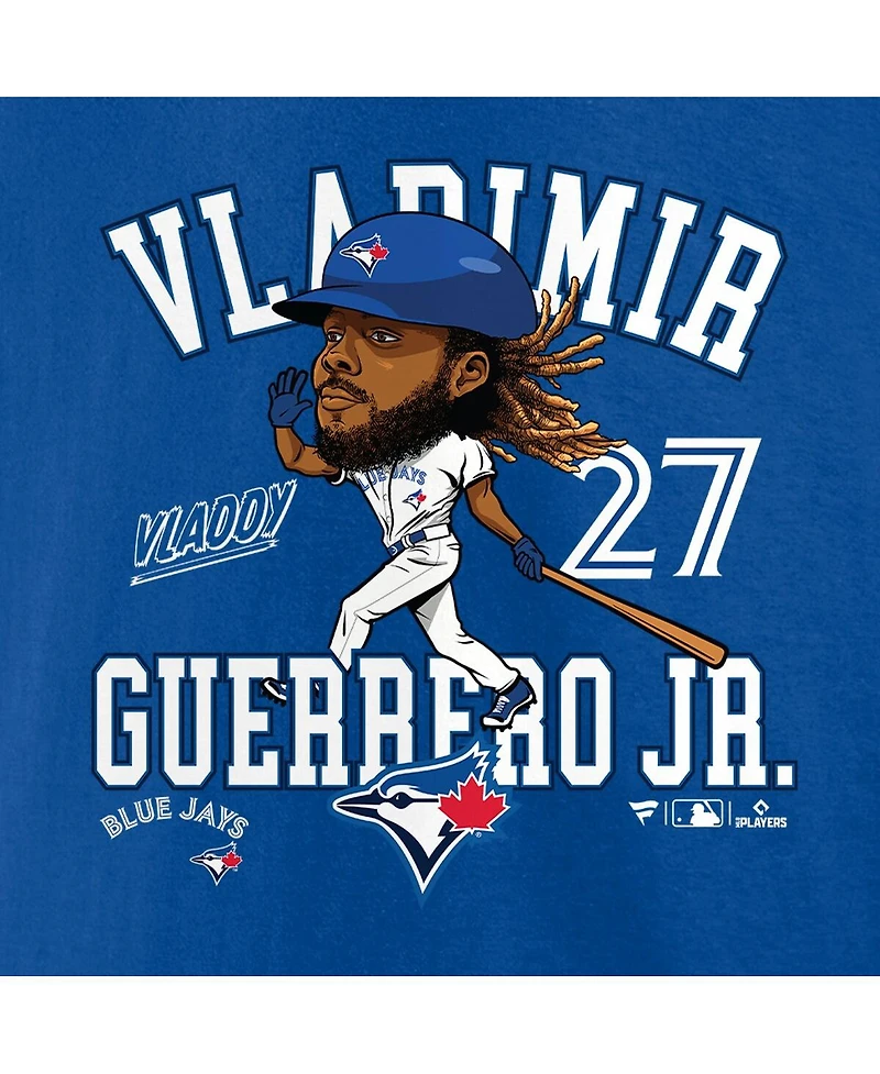 Fanatics Men's Vladimir Guerrero Jr. Royal Toronto Blue Jays Hometown Caricature T-Shirt