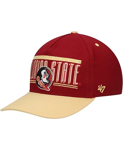 '47 Brand Men's Garnet Florida State Seminoles Double Header Hitch Adjustable Hat