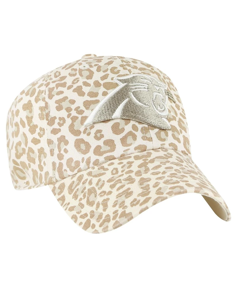 '47 Brand Women's Natural Carolina Panthers Panthera Clean Up Adjustable Hat