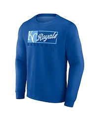 Fanatics Men's Royal Kansas City Royals Focus Fleece Pullover Sweatshirt