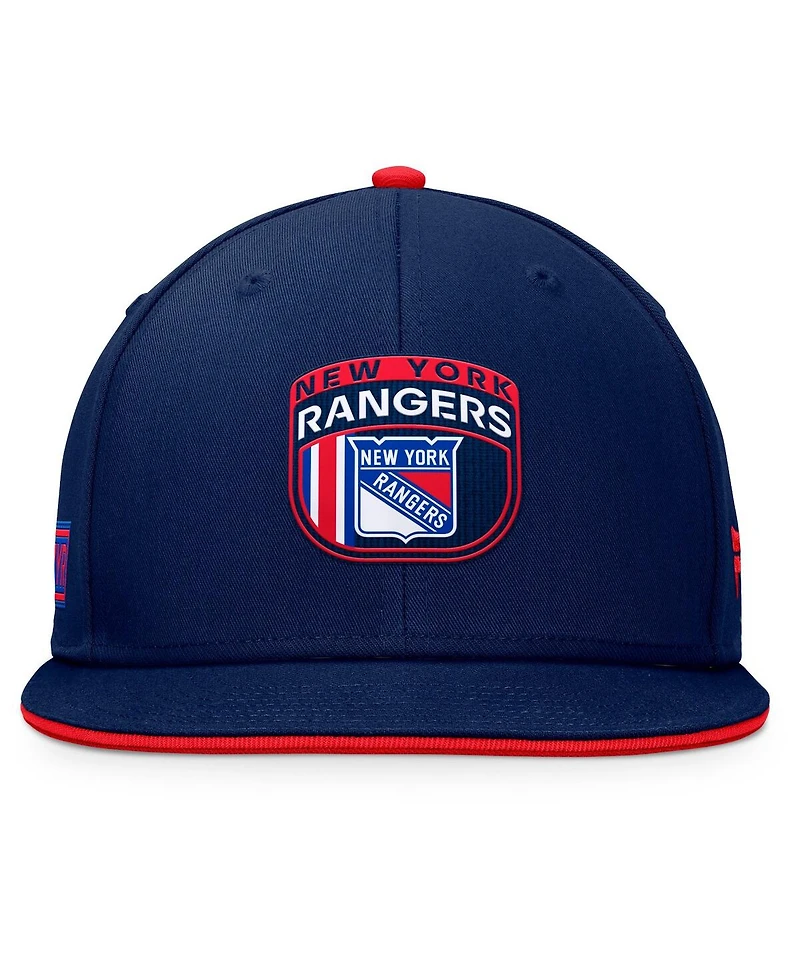 Fanatics Men's Navy New York Rangers 2024 Nhl Draft Snapback Hat