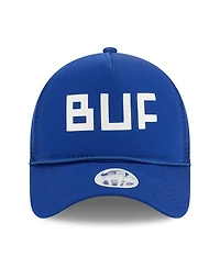 New Era Men's Royal Buffalo Bills McGee Trucker 9FORTY Adjustable Hat