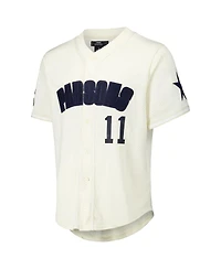 Pro Standard Men's Micah Parsons Cream Dallas Cowboys Name Number Triple Tonal Button-Up Baseball Jersey