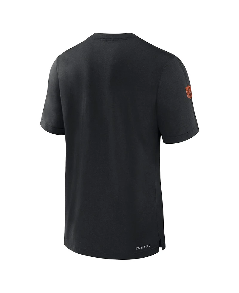 Nike Men's Black Cincinnati Bengals Sideline Player Performance T-Shirt