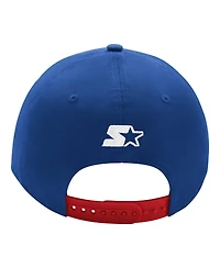 Starter Men's Blue/Red New York Rangers Two-Tone Tailsweep Mascot Adjustable Hat