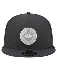 New Era Men's Charcoal Charlotte Fc Minted 9FIFTY Snapback Hat