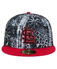 New Era Men's Black St. Louis Cardinals Sands 59FIFTY Fitted Hat