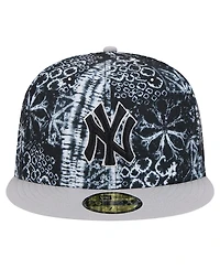 New Era Men's Black York Yankees Sands 59FIFTY Fitted Hat