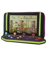 Loungefly Teenage Mutant Ninja Turtles 40th Anniversary Vintage-like Arcade Lenticular Glow Zip-Around Wallet