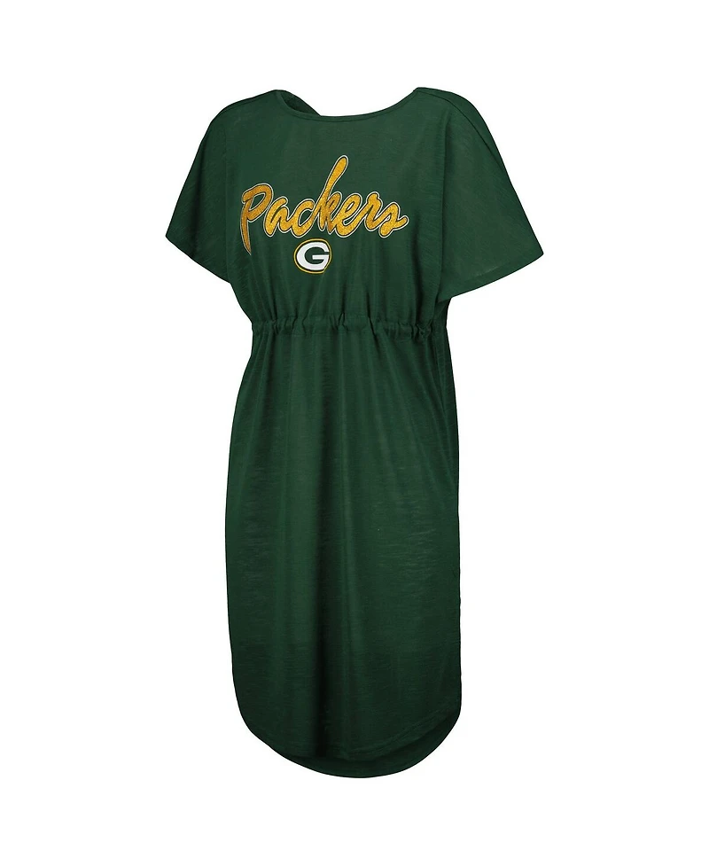 G-iii 4Her by Carl Banks Women's Green Green Bay Packers Versus Swim Cover-Up