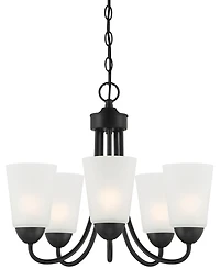 Designers Fountain Malone 20" Metal 5 Light Chandelier