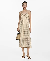 Mango Women's Printed Strap Dress