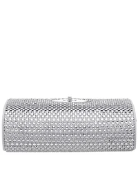 Nina Large Crystal Encrusted Flap Crossbody Bag