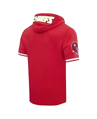 Pro Standard Men's Patrick Mahomes Red Kansas City Chiefs Player Name Number Hoodie T-Shirt
