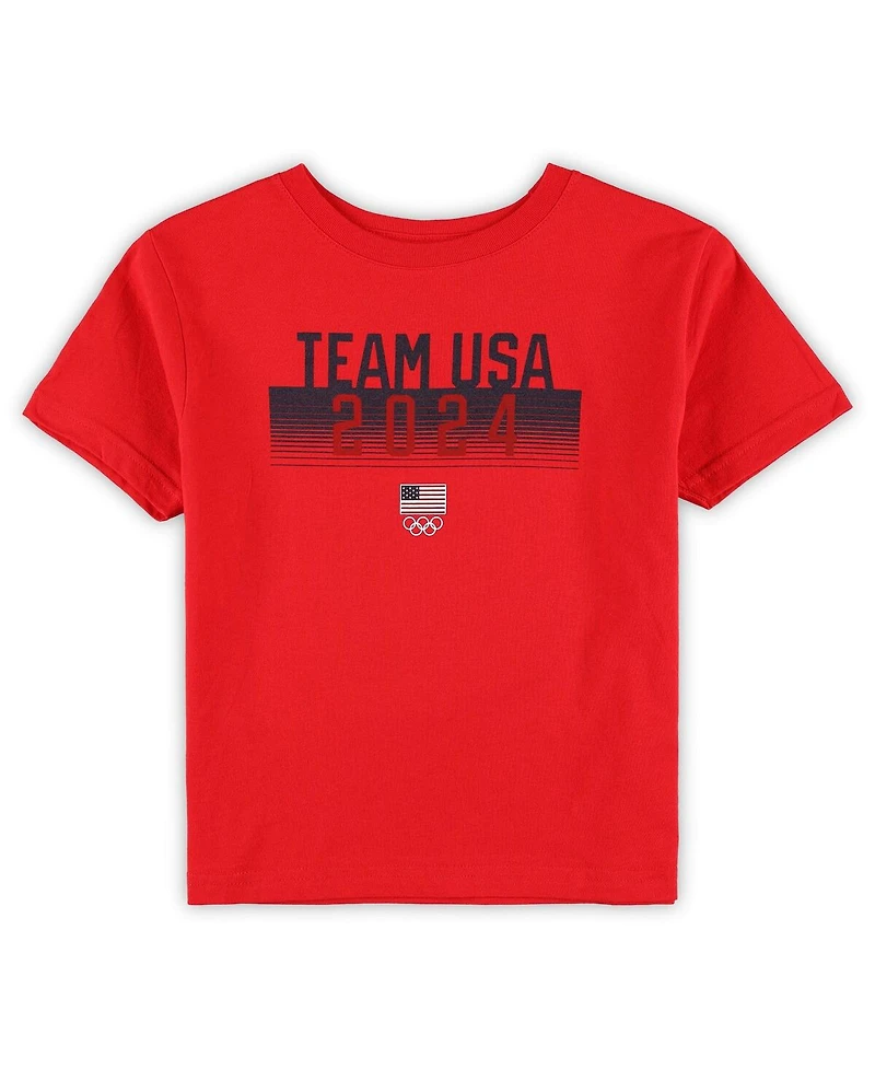 Outerstuff Preschool Red Team Usa 2024 Summer T-Shirt