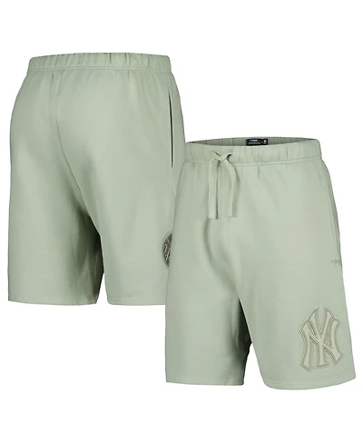 Pro Standard Men's Cream New York Yankees Neutral Fleece Shorts