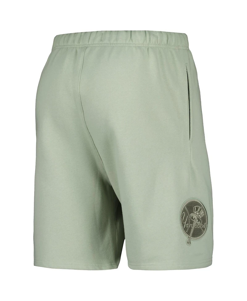 Pro Standard Men's Cream New York Yankees Neutral Fleece Shorts