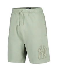 Pro Standard Men's Cream New York Yankees Neutral Fleece Shorts