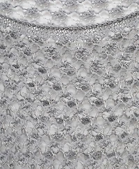 Mango Women's Crochet Foil Dress